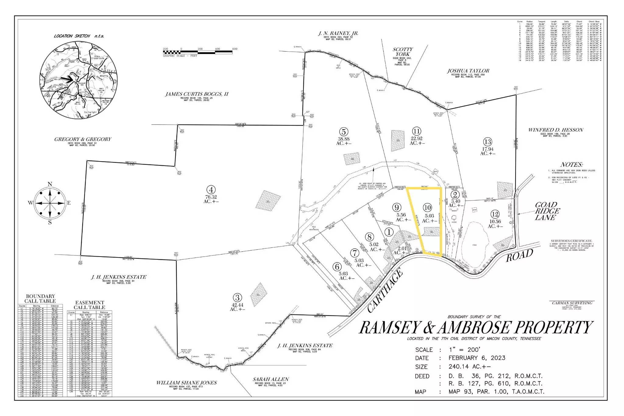 Carthage Rd, Pleasant Shade, TN  37145